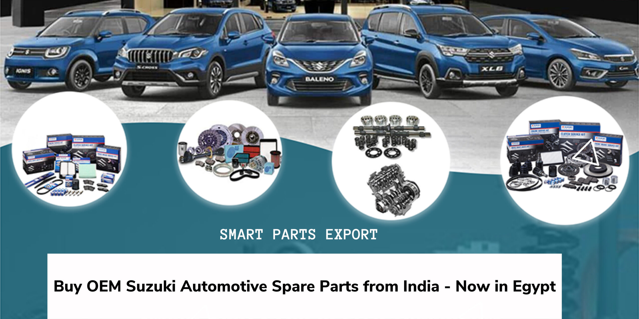 Buy OEM Suzuki Automotive Spare Parts from India - Now in Egypt